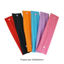 6pcs/set Solid Color Milk Silk Yoga Button Headband Sport Elastic Sweatband A