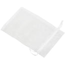 Satin Organza Lace Bag for Wedding Banquet Gifts (White, Set of 50)