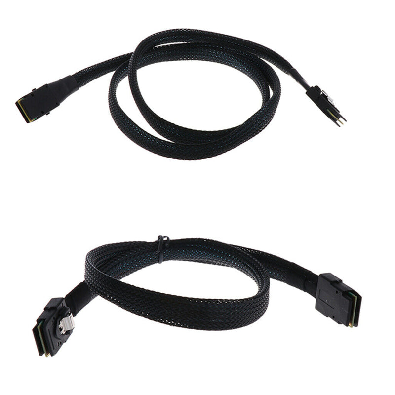 1.5ft Internal Mini SAS 36-Pin SFF-8087 Male to Mini SAS SFF-8087 Male Cable