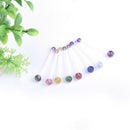 8pcs Maternity Belly Bar Flexible Crystal Pregnancy Navel Ring Belly Butto FPK