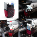 Red Travel Auto Car Air  Storage Box Mobile Phone Pocket Bag Organizer Holder