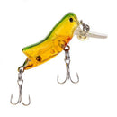 3g 4cm hard fishing lure in shape of cricket (Yellow) W5R6