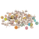 100pPcs cartoon map push pins for photos wall maps bulletin board or corkboa FT