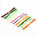 10 Bundles Legs Barred Flake Fly Tying Material Squid Skirts Lure Thread