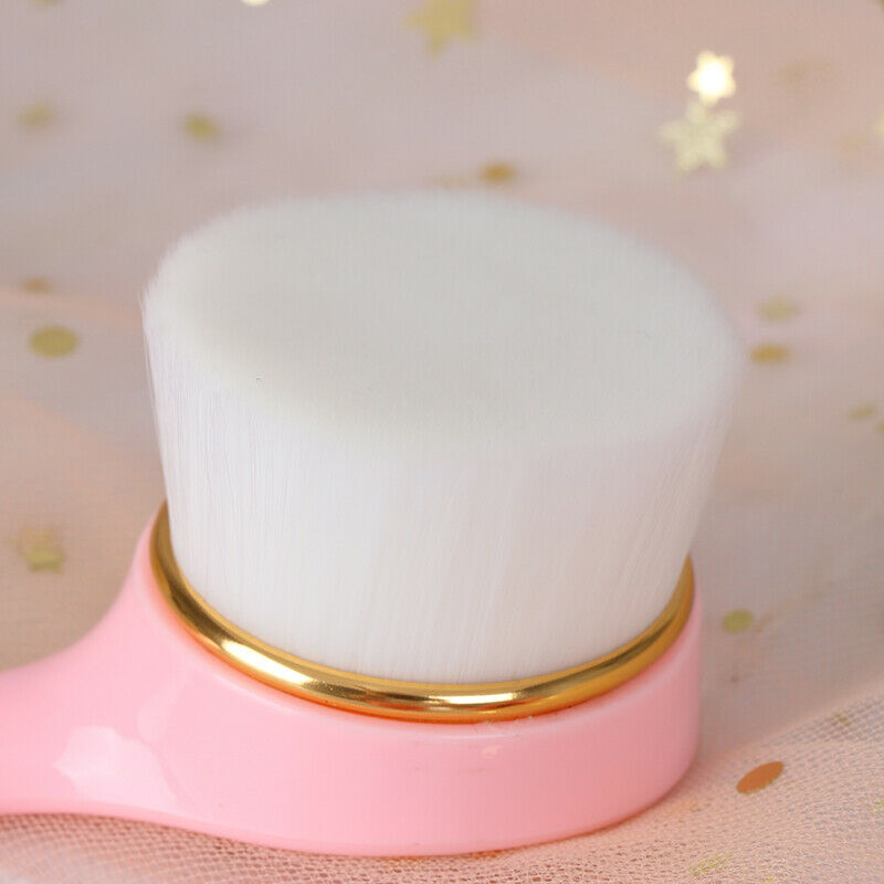 Fiber Face Clean Wash Facial Pore Deep Cleansing Mild Brush Soft Handle Brush Kw