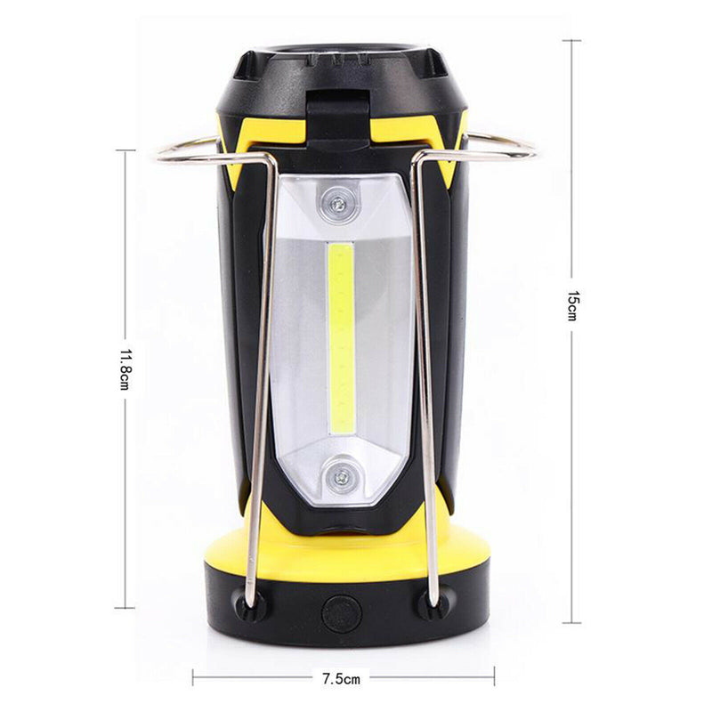 LED Camping Lantern Rechargeable, Brightest Flashlight Waterproof for Emergency