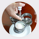 1 x Egg Poacher Egg Cooker Stainless Steel Egg Boiler Non-Stick Kitchen