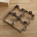 8X Stainless Steel Puzzle Piece Cookie Cutter Biscuit Pastry Cake Fondant Mold f