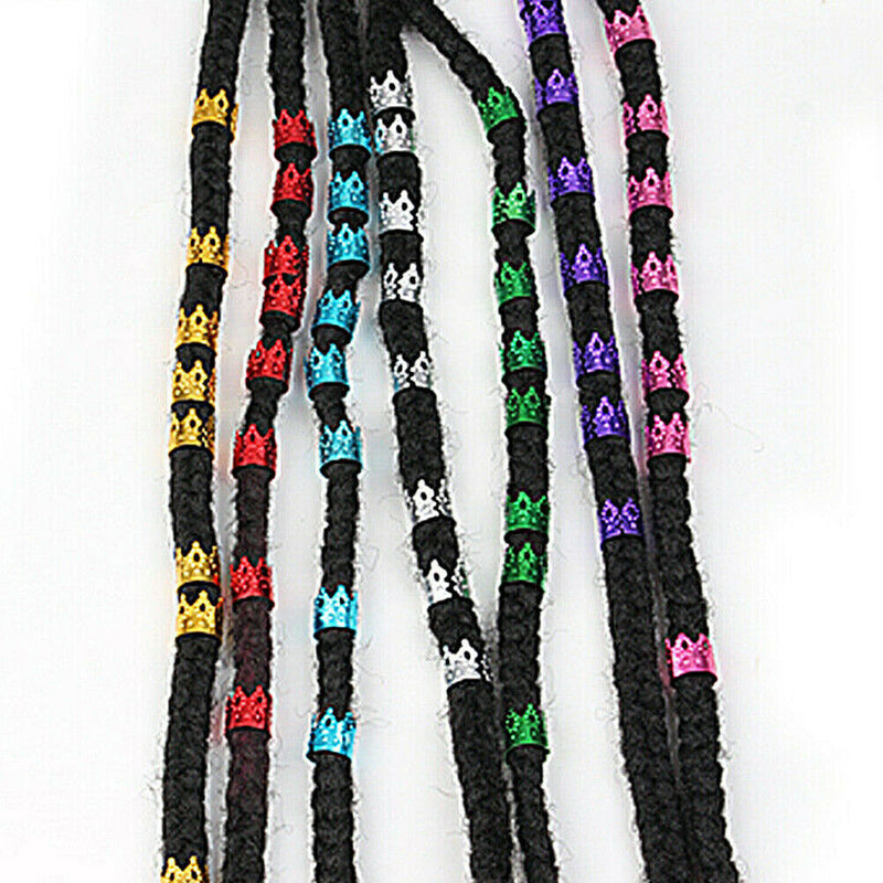 Accessories Practical Durable Crown Shape Hair Cuff Dreadlock Adjustable