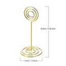 12 Pack Table Number Card Holders Photo Holder Stands Place Paper Menu Clip L9Y2