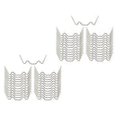 50xGreenhouse Glazing Clips Stainless Glazing Glass Clips Spring W Fixing Clips