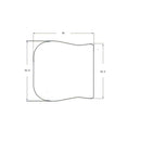 Iron Electric Guitar Bridge Cover Protector for TL Style Guitar Replacement