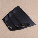 Black Side Window Louver Vent Cover Trim Panel Fit For Mazda 3 Axela 2014-2017