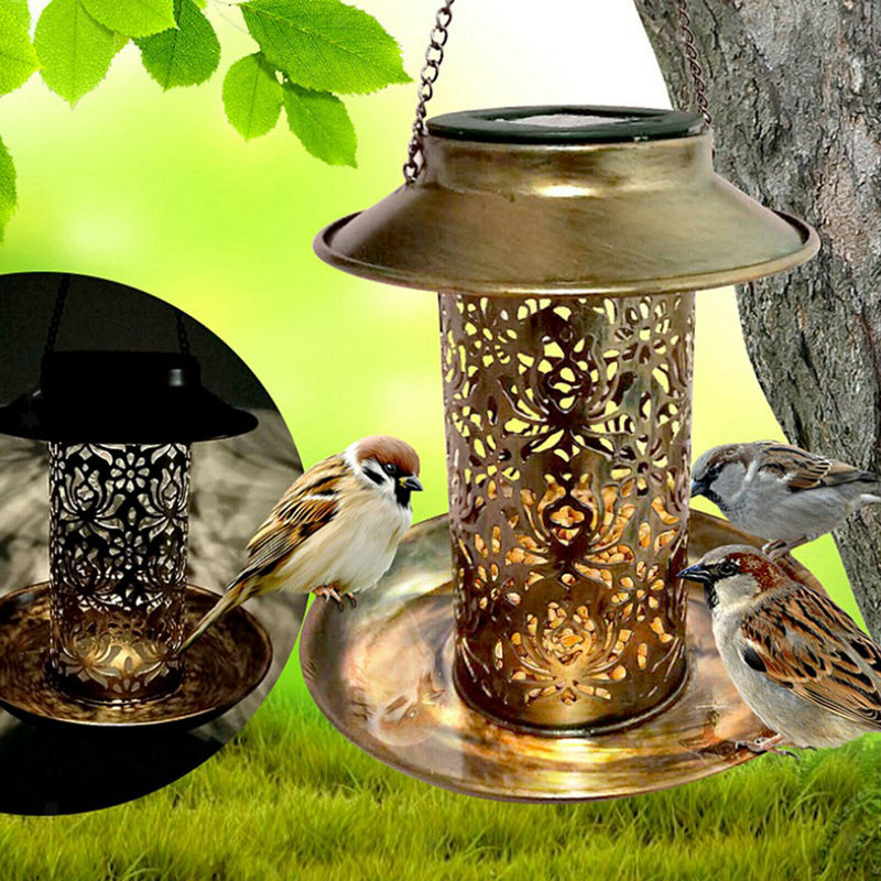 Wild Bird Feeder Outdoor Hanging Bird Feeder Garden Decor for Hummingbird Bird
