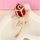 Women 's Elegant and fashionable bow brooch Brooch Pin Crystal Rhinestone R X3P3
