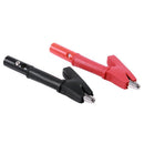 Pair Insulated Alligator Clip Test Lead Crocodile Clamps with Banana Plug