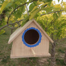 Hanging Bird House Outdoor Garden Decorative Wooden Pet Birdhouse for Bluebirds,