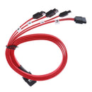 1M Mini 3Gbps 4 Lane 4 Channels SAS SFF-8087 4 SATA HDD Splitter Cables
