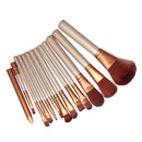 12pcs Makeup Cosmetic Brushes Set Powder Foundation Eyeshadow Lip Brush Tool