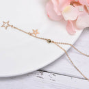 Fashion Women Star Pendant Choker Adjustable Length Necklace Jewelry AccessoriTO