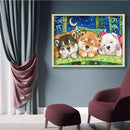 Dog Diamond Painting 5D DIY Full Round Drill Mosaic Animal Rhinestone Kits