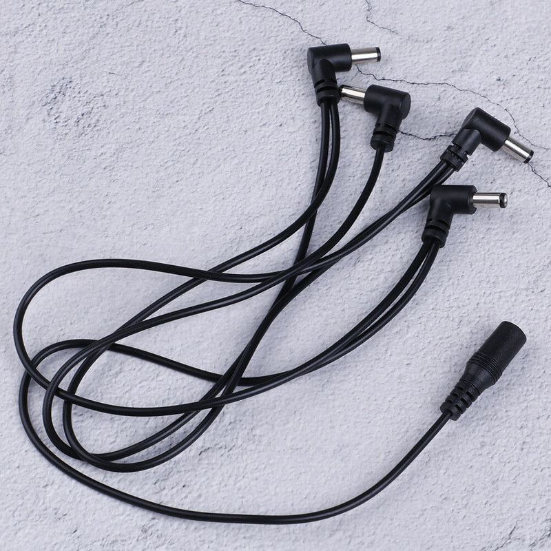 1 To 4 Way guitar pedal power supply cable cord line adapter daisy chain LJ