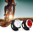 USB Charging MTB Mountain Bike Outdoor Cycling LED Headlight+ Taillight Set