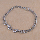 2 Way Chain Dog Leash Medium Duty fit for Two Dogs No Tangle Double Dog Leash Hf