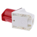 32 Amp 4 Pin Plug & Wall Mounted Hardwire Socket Waterproof IP44 380V 3P+E