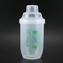 200ml Capacity Clear Plastic Water Bottle Cup with Cap