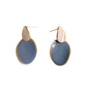 Enamel Retro Irregular Geometric Dangle Drop Earrings Women Girl Jewelry GifFT