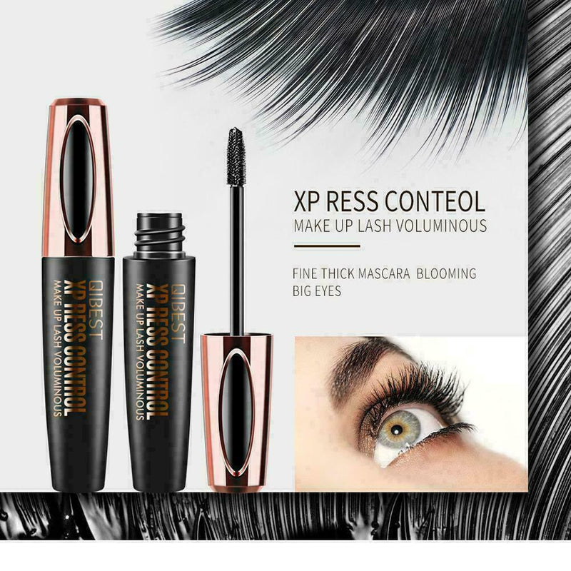 4D Make-Up Silk Fiber Lash Mascara Eyelashes Waterproof Long Extension Long M7E9