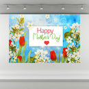 Party Decor Mother Day Theme Background Cloth Photography Props Studio Backdrop