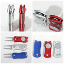 Foldable Golf Divot Tool Pitch Groove Cleaner Golf Training Aids Golf Acces