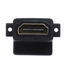 90 Degree HDMI Female to Female Coupler Adapter Converter with Screw Lock