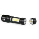 Skywolfeye Portable 4 Modes COB LED Zoom Focus Torch Light Lamp Lantern