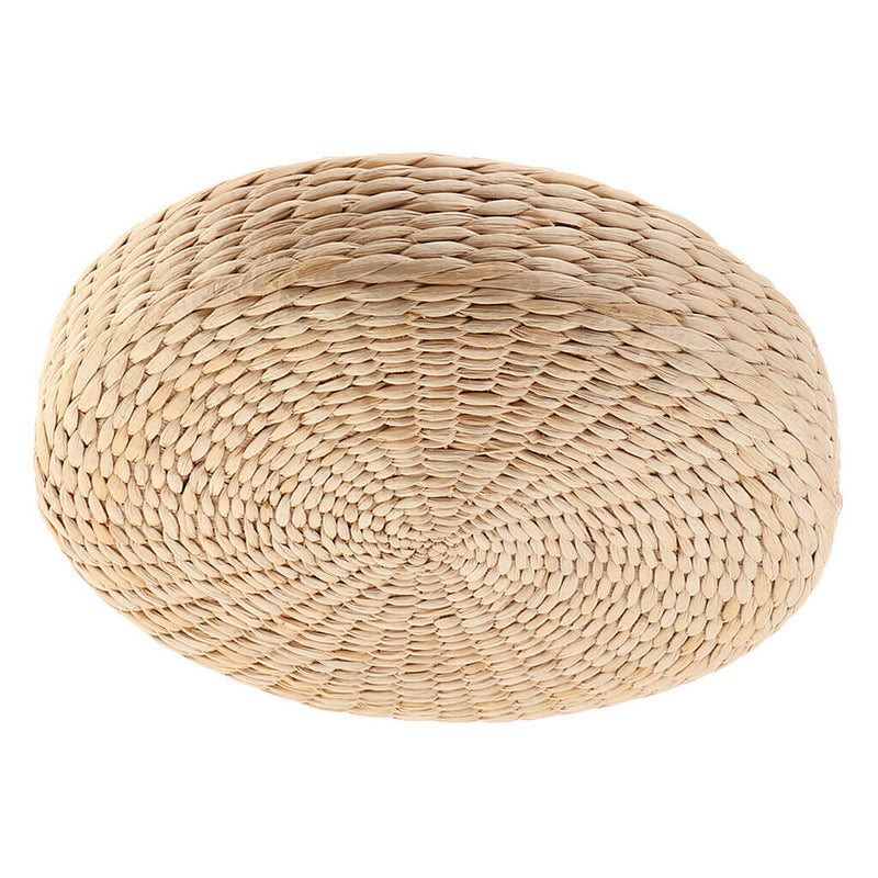 2 Pieces Japanese Straw Cushion Tatami Floor Cushion