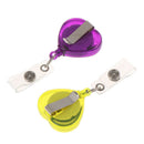 2PcsRetractable Reel Key ID Card Badge Tags Clips Holder Carabiners Re rsPGjo Gw
