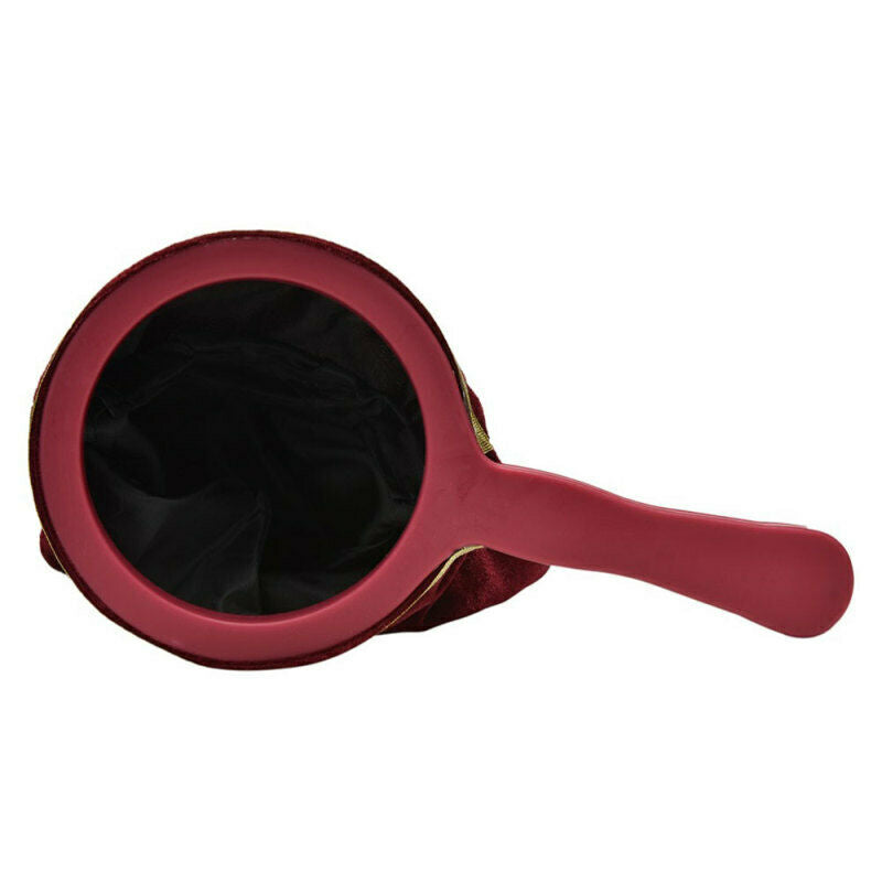 Wine Red Magic Change Bag Magicians Stage Props With Handle Appear/Disappear