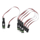 5PCS 6V Car RC 2 Leds Light Control Switch for RC Vehicles Car Accessory