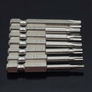 7Pcs Set Star Bit Screwdriver Drill Bits Screw Driver Magnetic 1/4Inch Hex