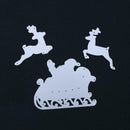 3pcs Old Man Deer Cutting Dies for DIY Scrapbook Emboss Metal Craft Stencil