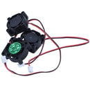 3pcs DC 12V 0.1A 2Pin 25mm x25mm x10mm Mini Brushless Cooling Fan,black H7P3