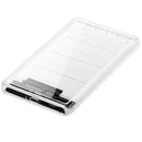 2.5 inch Portable Clear Mobile Hard Disk Case Type-C to SATA HDD SSD Enclosure