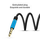 2 in 1 3.5mm Audio Cable 1 Male to 2 Female Headphone Microphone AUX Cord