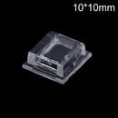 50pcs led lens for 5050smd 180 degree convex optical lens reflector collimator3C