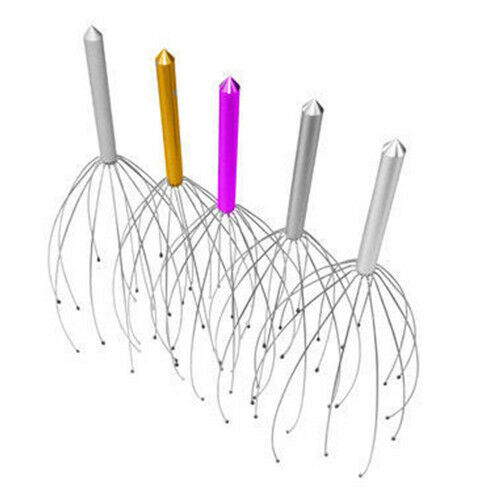 5PCS/Pack Head Hair Held Scalp Neck Octopus Stress Release Head Massager