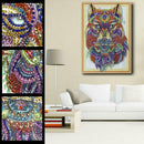 5D DIY Special Shaped Diamond Painting Lion Head Cross Stitch Mosaic Kit