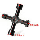 4 Way Service Utility Key For Gas Electric Meter Cabinets Bleed Radiators SHT