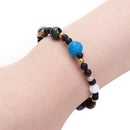 Universe Solar System Galaxy Nine Planets Stone Beads Braided Bracelet Gift FT